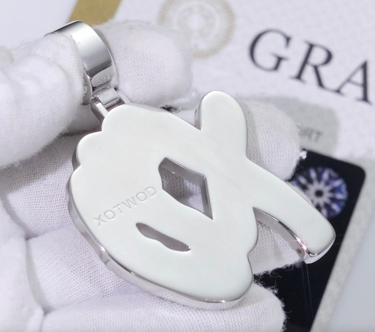 Moissanite OG Iced-Out XO Pendant + Tennis Chain