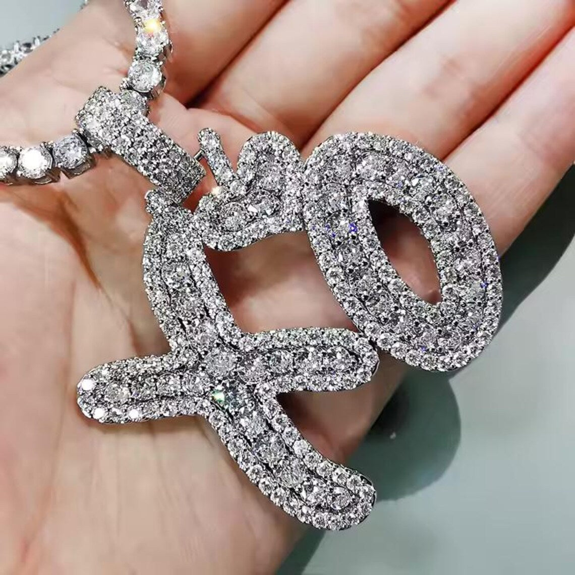 Timeless XO Pendant (CZ Edition) + FREE CHAIN