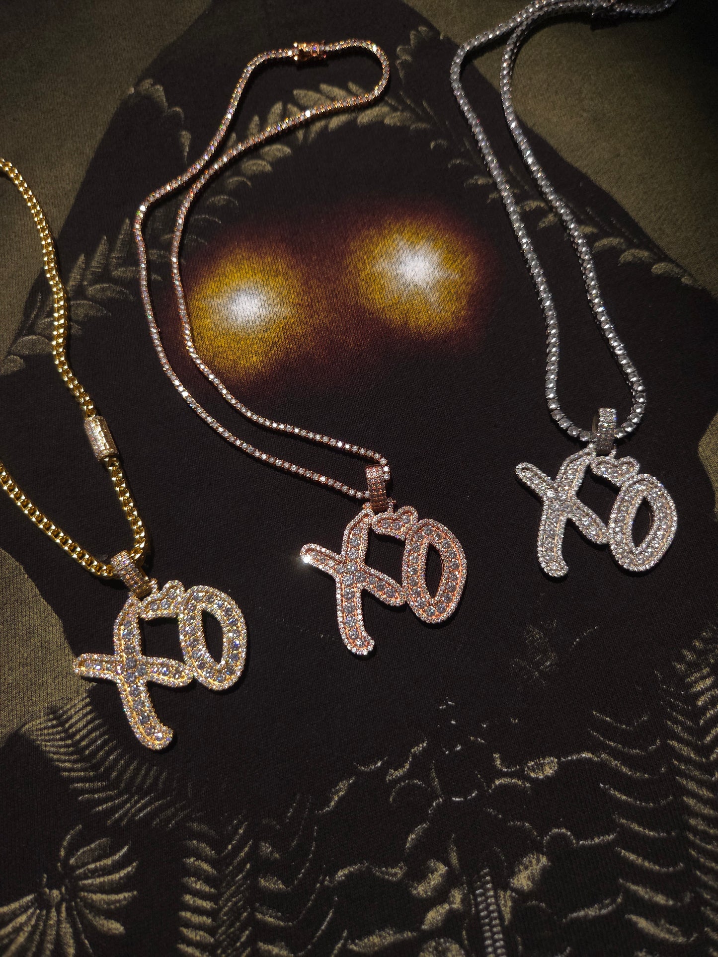 Timeless XO Pendant + Cuban/Tennis Chain (VVS1 Moissanite Edition)