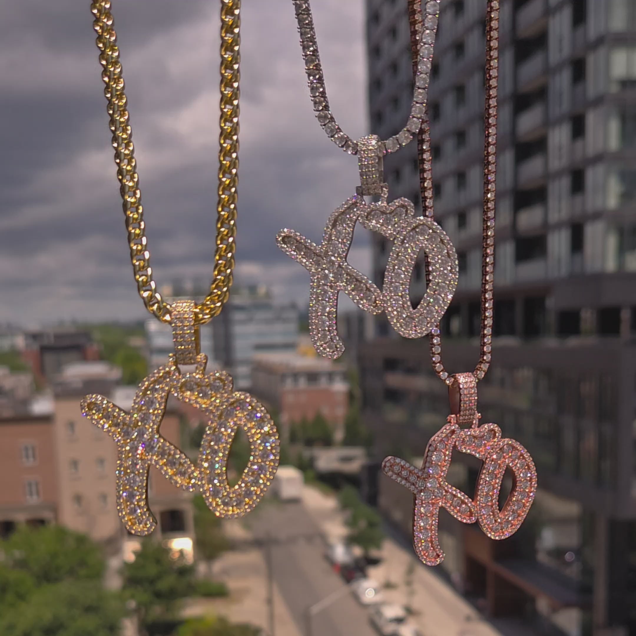 Video laden: xo chain moissanite